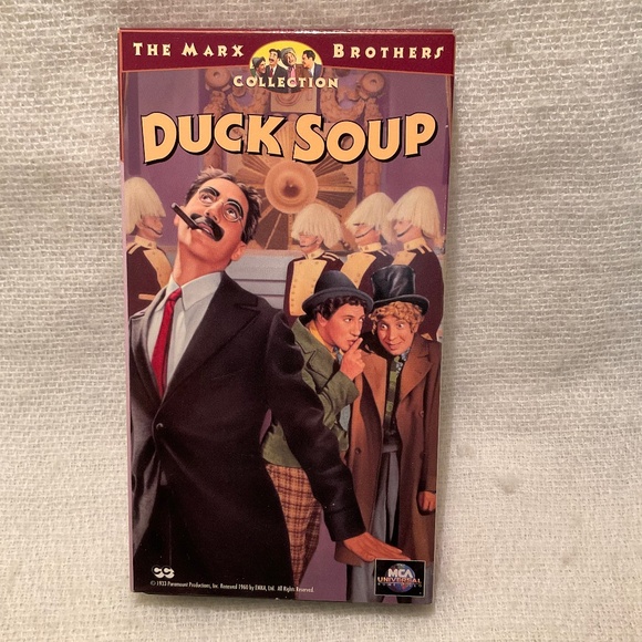 Duck Soup Marx Brothers Collection VHS Movie Comedy - Picture 1 of 11